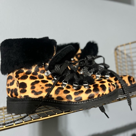 J Crew leopard Nordic boot Size 7 - Picture 2 of 4